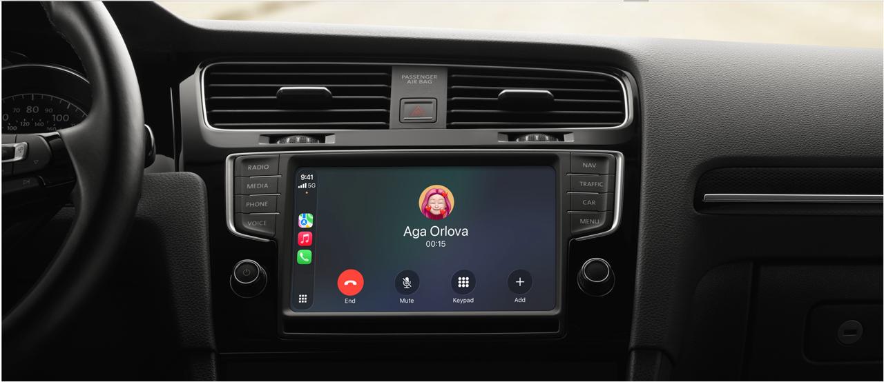CarPlay call screen
