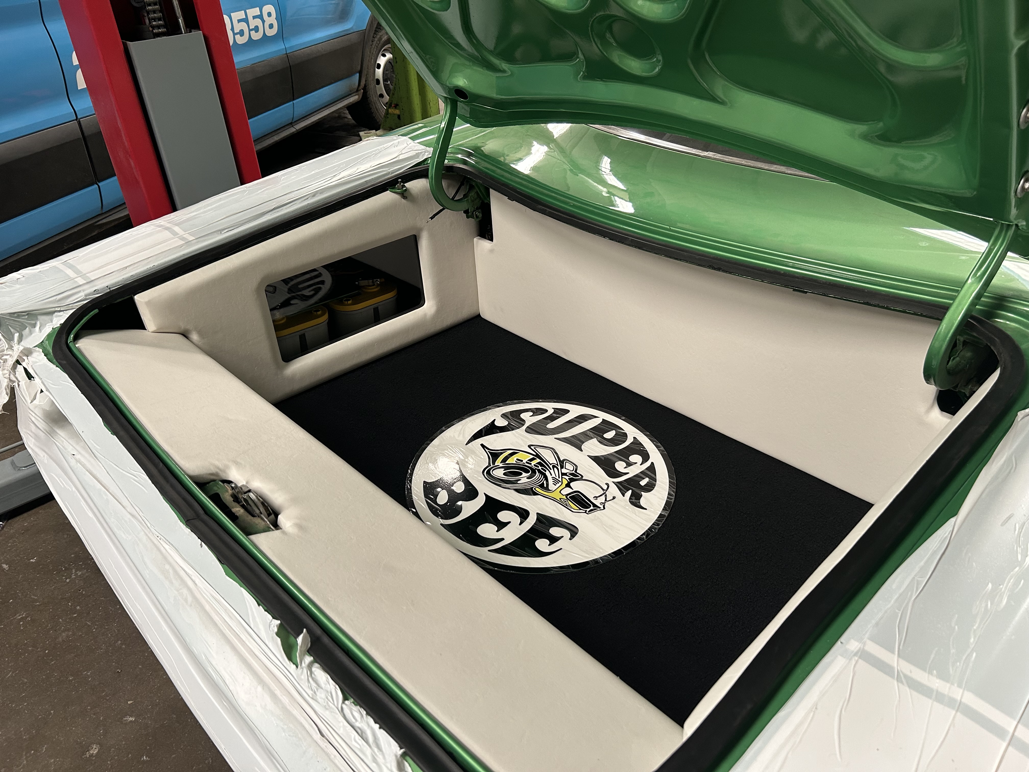 Classic rear deck speaker integration