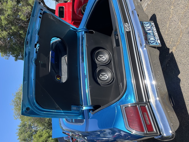 Chevelle dual subwoofer install