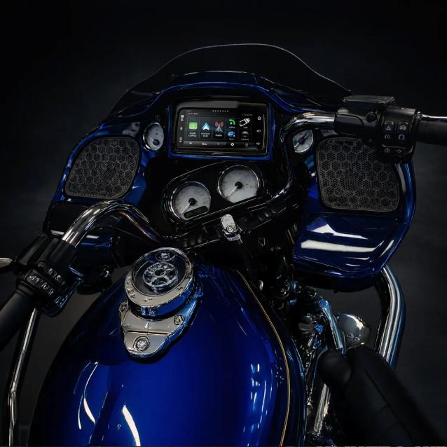 Custom powersports dashboard and audio control install